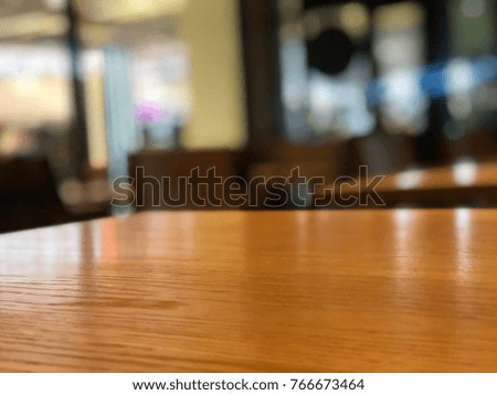 Table blurred Background