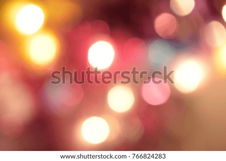 Bokeh Christmas Holidays Light in Party
