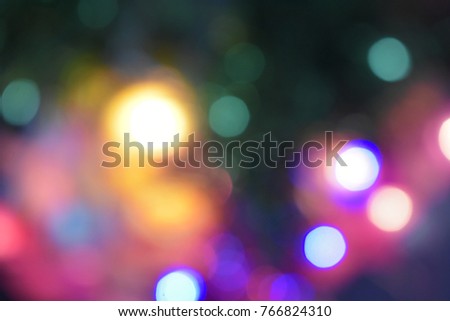 Bokeh Christmas Holidays Light in Party