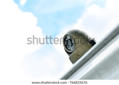 CCTV camera for car exterior