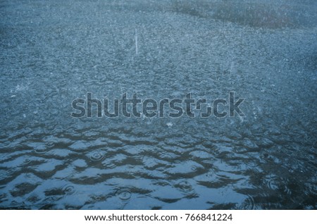 rain drop falling to the floor water