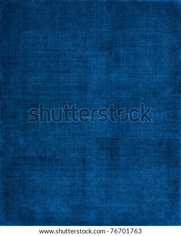 A vintage cloth book cover with a blue screen pattern and grunge background textures.