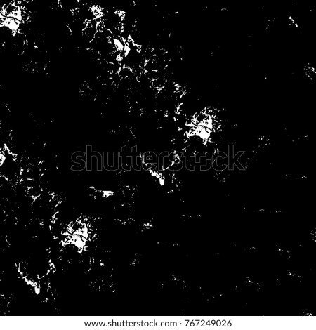 Old grunge background black and white vector. The texture of the ink spots