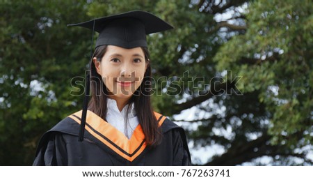 Happy graduation student 