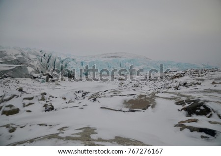 Greenland Kangerlussuaq Russell Glacier 