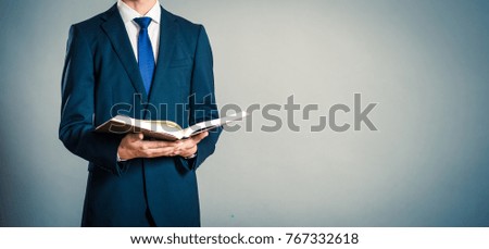 Books and businessmen