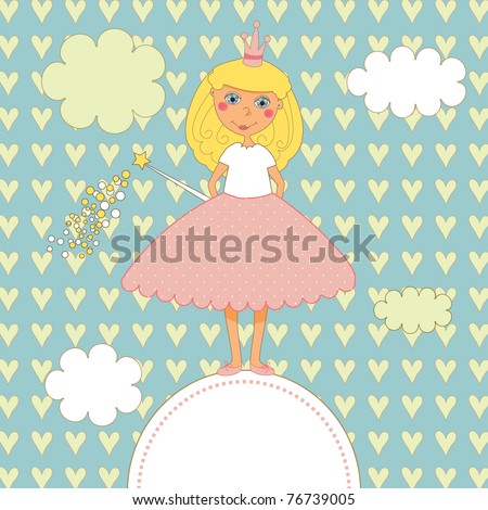 Sweet Little Princess Card