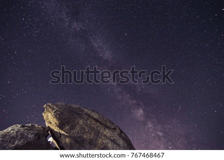 Mongolia space sky star and milky way              