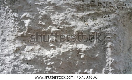 Sunlight on white cement , texture