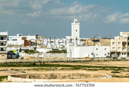 View of a mosque in Kairouan, Tunisia