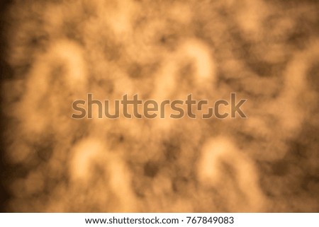 Blurred image or bokeh of decorative light bulb creating from out of focus lens effect 