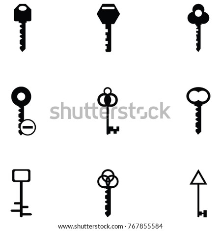 key icon set