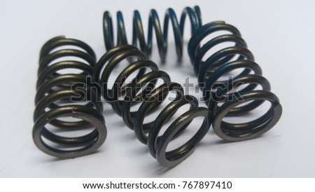 Coil spring of motorcycle (NSR) Royalty-Free Stock Photo #767897410
