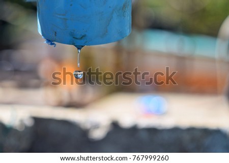 pipe pvc color blue drip