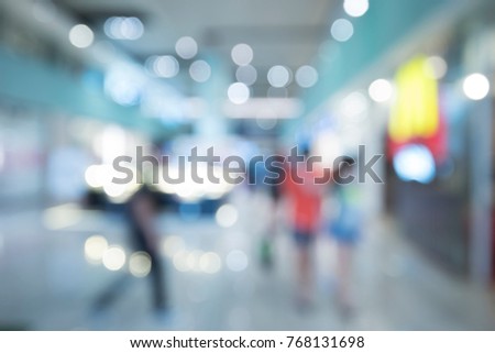 Abstract background from blurred of people in the city. Backdrop for design art work. Picture for add text message.