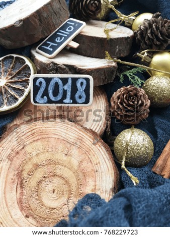 rustic new year 2018. natural 2018 wallpaper. 