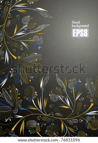 floral background, eps8