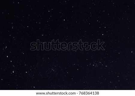 Evening sky with star background