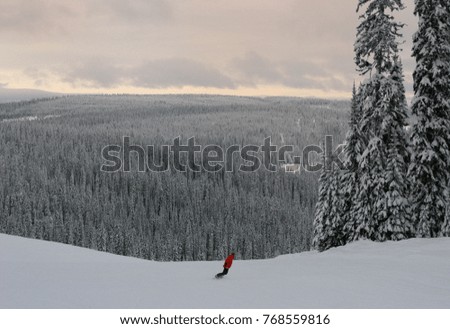 Three Peaks Resort Ski Area in British Columbia Canada