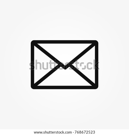 Envelope Icon vector Royalty-Free Stock Photo #768672523