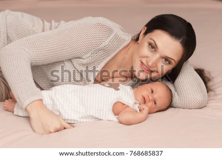 Woman with her daughter 