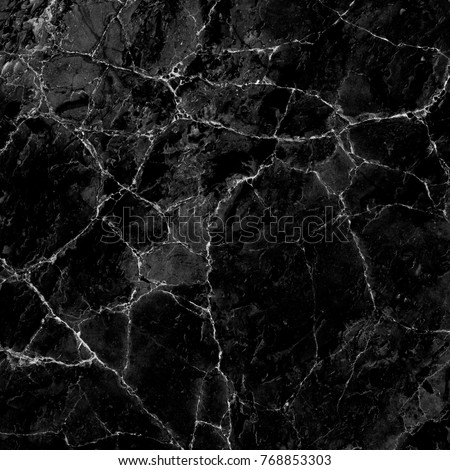 Pattern black marble floor texture and background