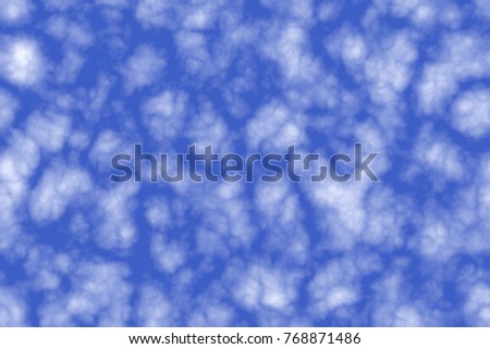 Blue sky with clouds. Abstract natural background.
