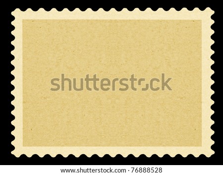 Blank post stamp Royalty-Free Stock Photo #76888528
