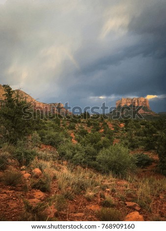 The Beautiful Desert in Sedona, Arizona.