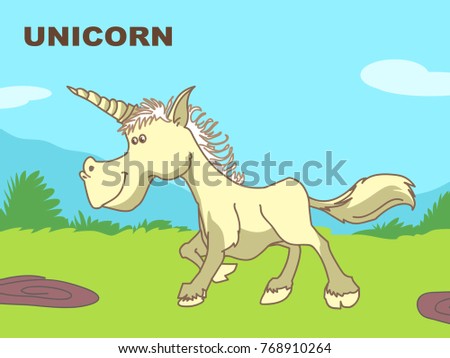 u for unicorn