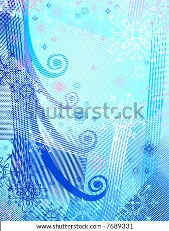christmas  background, vector without gradient
