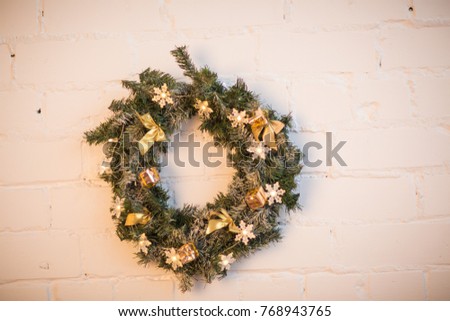 Christmas decorations, Christmas tree, gifts, new year