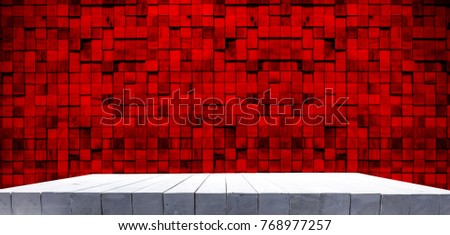 Christmas background of free space for your decoration and red background of wall 