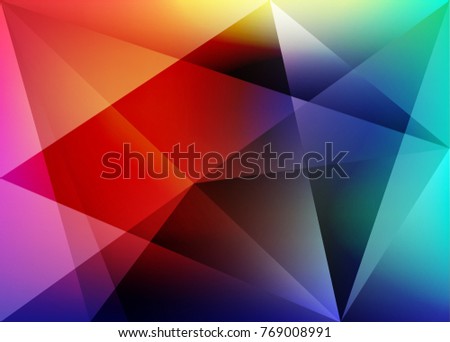 Abstract background with tiranlge shade