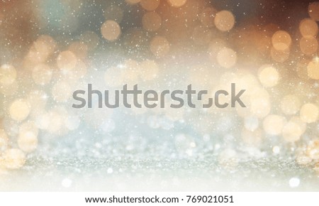 Abstract Light Bokeh Background. Winter holidays background.