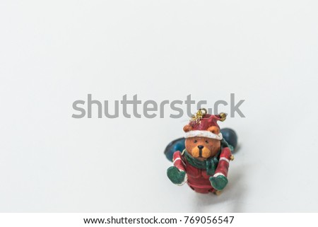 Christmas ornaments - playful bear