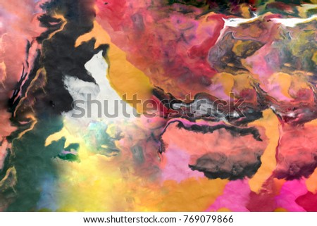 Abstract background with fingerprints made from Play Clay.