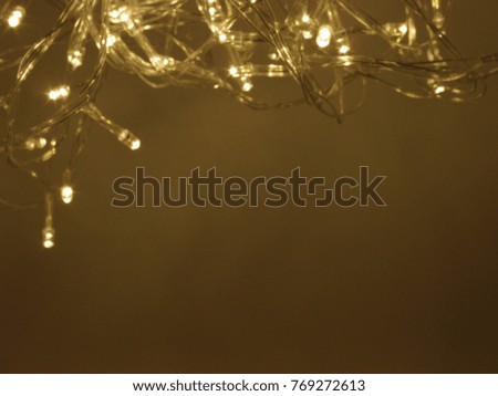 Bokeh Christmas light decoration in the city with festival background