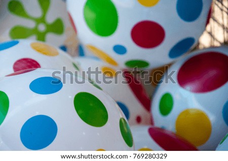 Ball Colorful texture background
