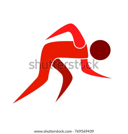 abstract fitness person
