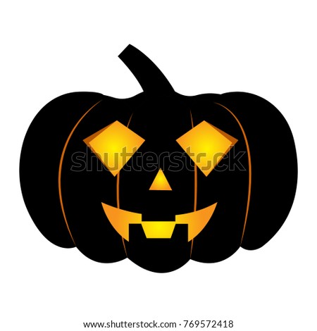 abstract halloween pumpkin