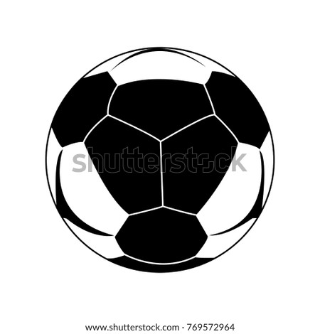 Abstract soccer object