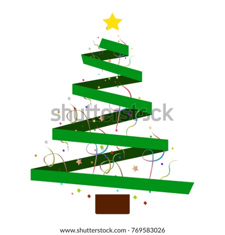 Abstract Christmas tree