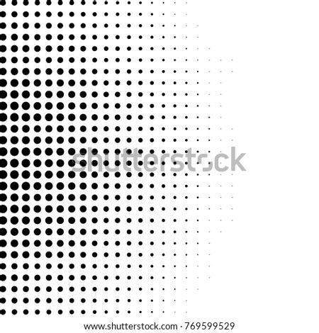 Abstract grunge grid dot halftone background pattern. Spotted black and white vector line illustration
