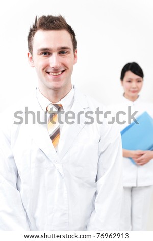 a portrait of doctor and nurse
