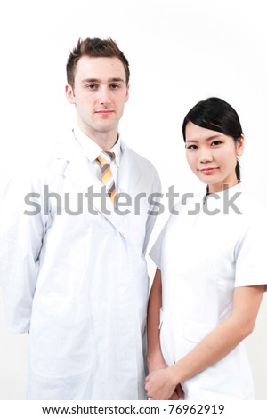 a portrait of doctor and nurse