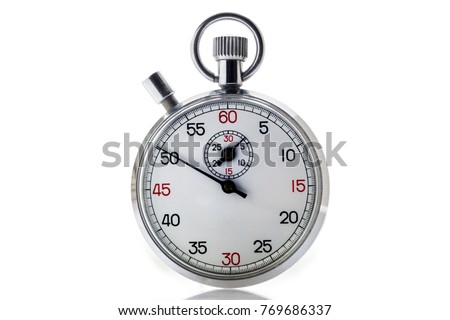 Record time of the timer, stopwatch, comparison or competition can accurately record the time, Royalty-Free Stock Photo #769686337