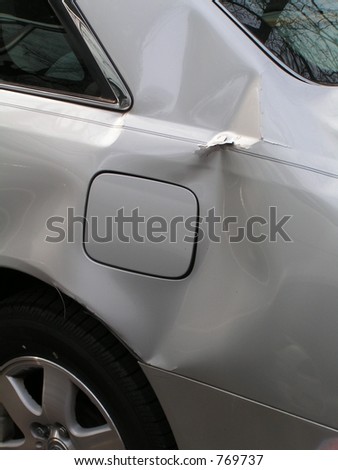 AUTOMOBILE ACCIDENT DAMAGE Royalty-Free Stock Photo #769737