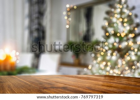 Desk space and christmas time 