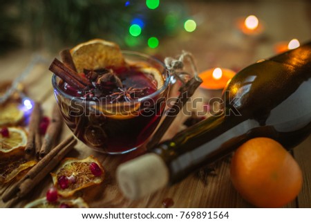 Spiced Homemade Mulled Wine with Orange and Cinnamon